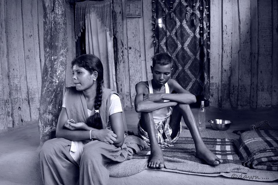 Starving husband and the helpless wife