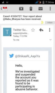 Screenshot posted by @shikaari_aapiya