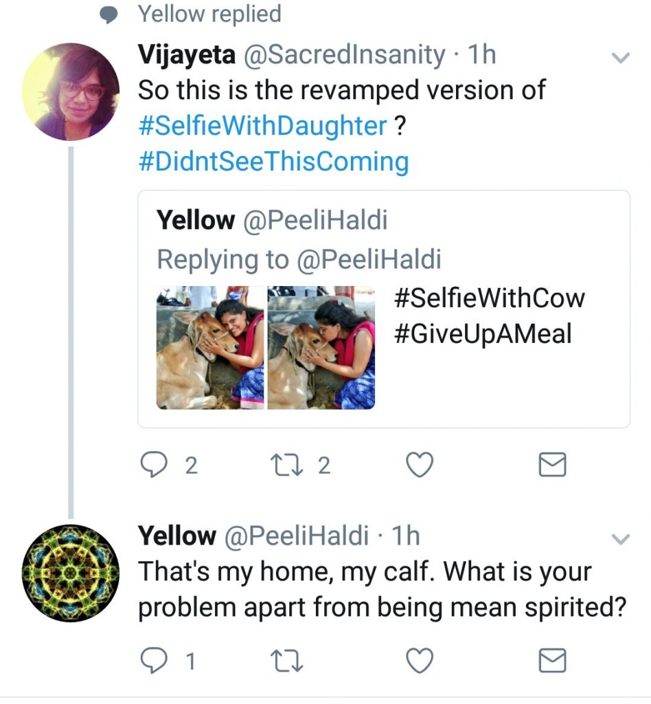 Screenshot of the hateful and Hinduphobic tweet - 5