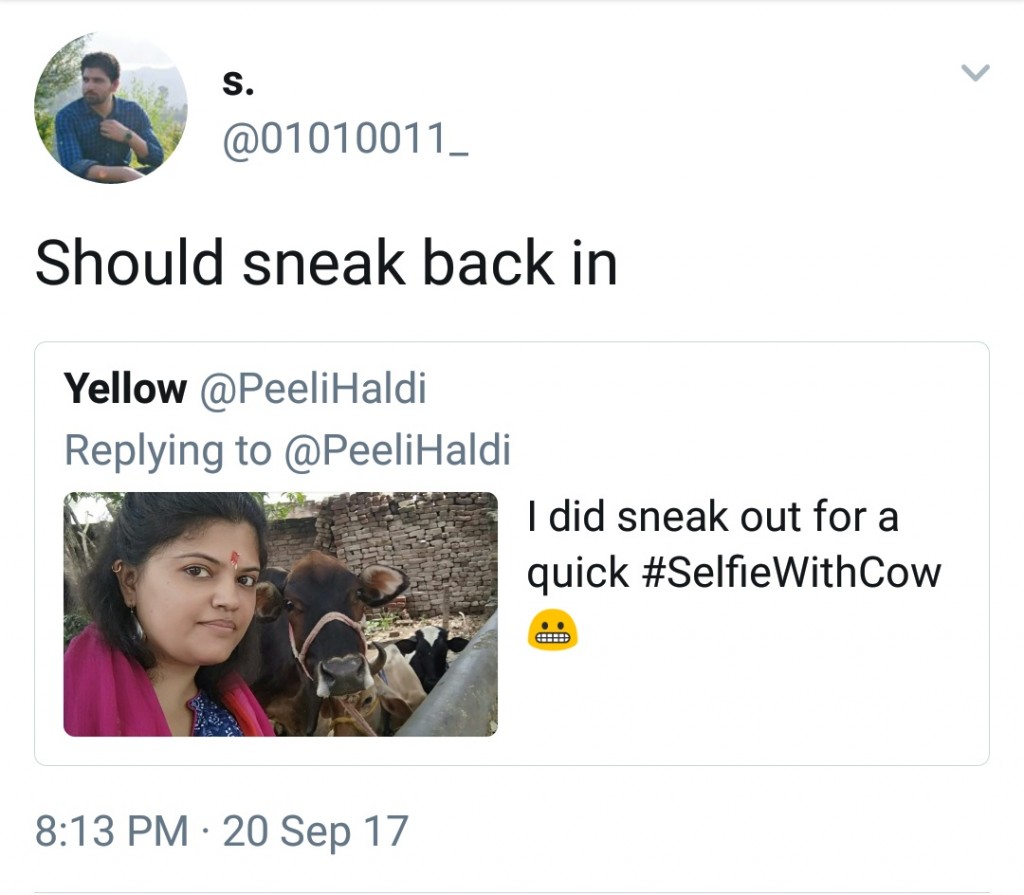 Screenshot of the hateful and Hinduphobic tweet - 3